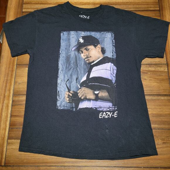 Eazy-E Black Unisex Tee - Size Large - Picture 1 of 4